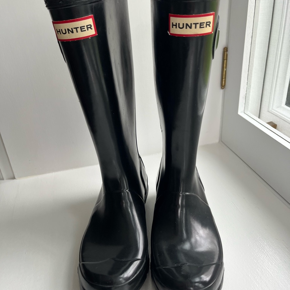 Hunter Black Rain Boots